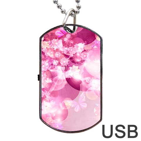 Design Art (design 30) Dog Tag USB Flash (One Side) from ArtsNow.com Front