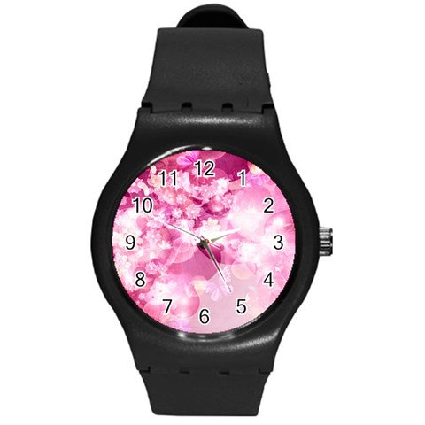 Design Art (design 30) Round Plastic Sport Watch (M) from ArtsNow.com Front