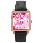 Design Art (design 30) Rose Gold Leather Watch 