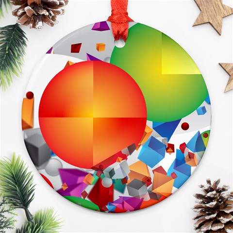 Design Art (design 28) Ornament (Round) from ArtsNow.com Front