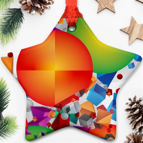 Design Art (design 28) Ornament (Star) from ArtsNow.com Front