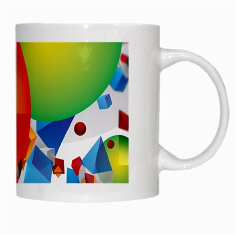 Design Art (design 28) White Mug from ArtsNow.com Right