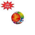 Design Art (design 28) 1  Mini Button (100 pack) 