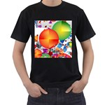 Design Art (design 28) Men s T-Shirt (Black)