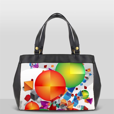 Design Art (design 28) Oversize Office Handbag from ArtsNow.com Front