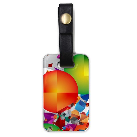 Design Art (design 28) Luggage Tag (one side) from ArtsNow.com Front