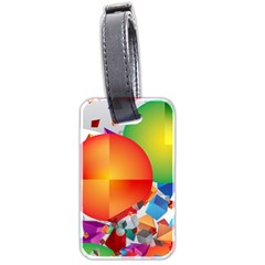 Design Art (design 28) Luggage Tag (two sides) from ArtsNow.com Front