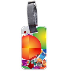 Design Art (design 28) Luggage Tag (two sides) from ArtsNow.com Back