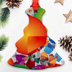 Design Art (design 28) Christmas Tree Ornament (Two Sides) from ArtsNow.com Front