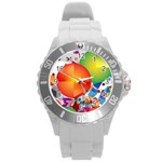 Design Art (design 28) Round Plastic Sport Watch (L)