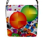 Design Art (design 28) Flap Closure Messenger Bag (L)