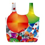 Design Art (design 28) Full Print Recycle Bag (L)