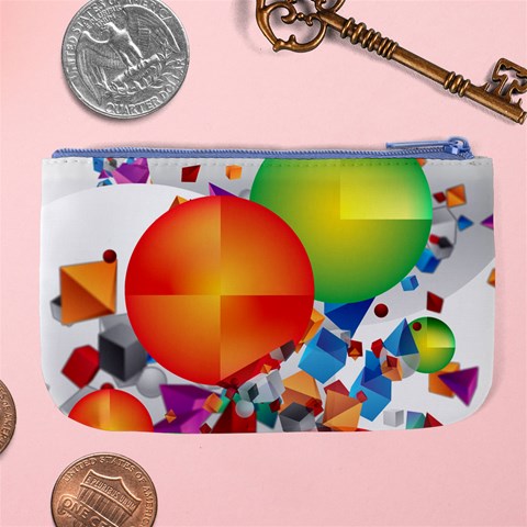 Design Art (design 28) Large Coin Purse from ArtsNow.com Back