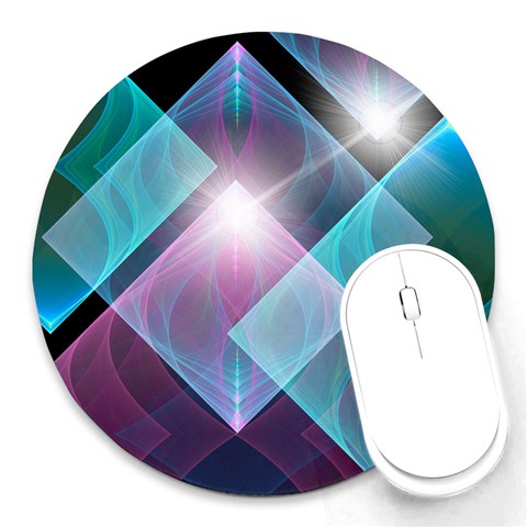 Design Art (design 26) Round Mousepad from ArtsNow.com Front