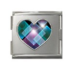 Design Art (design 26) Mega Link Heart Italian Charm (18mm)