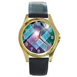 Design Art (design 26) Round Gold Metal Watch