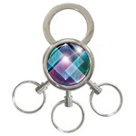 Design Art (design 26) 3-Ring Key Chain