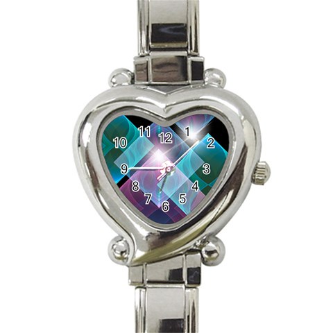 Design Art (design 26) Heart Italian Charm Watch from ArtsNow.com Front