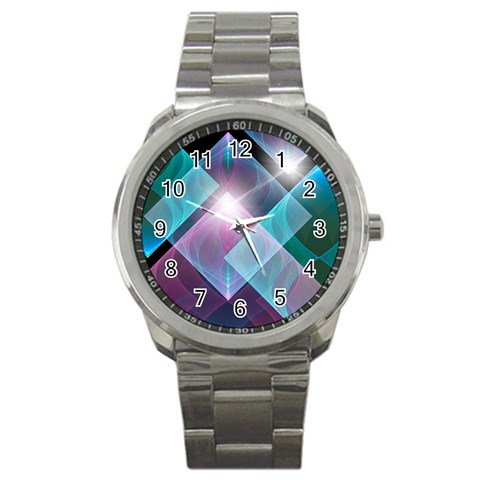 Design Art (design 26) Sport Metal Watch from ArtsNow.com Front