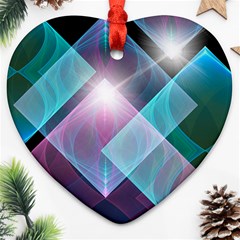 Design Art (design 26) Heart Ornament (Two Sides) from ArtsNow.com Front