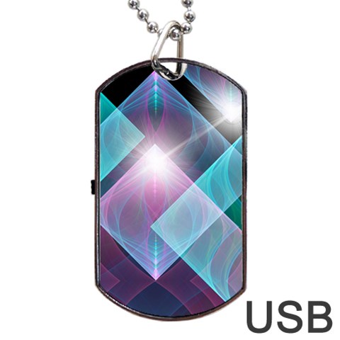 Design Art (design 26) Dog Tag USB Flash (One Side) from ArtsNow.com Front