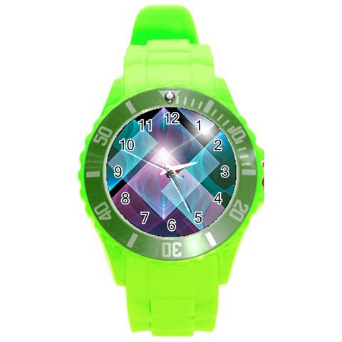 Design Art (design 26) Round Plastic Sport Watch (L) from ArtsNow.com Front