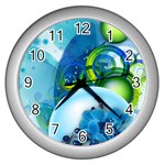 Design Art (design 25) Wall Clock (Silver)