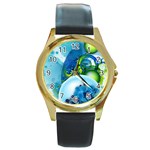 Design Art (design 25) Round Gold Metal Watch