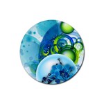 Design Art (design 25) Rubber Coaster (Round)