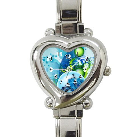 Design Art (design 25) Heart Italian Charm Watch from ArtsNow.com Front