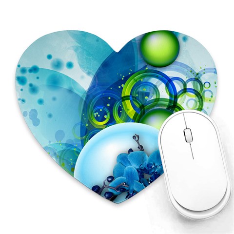 Design Art (design 25) Heart Mousepad from ArtsNow.com Front