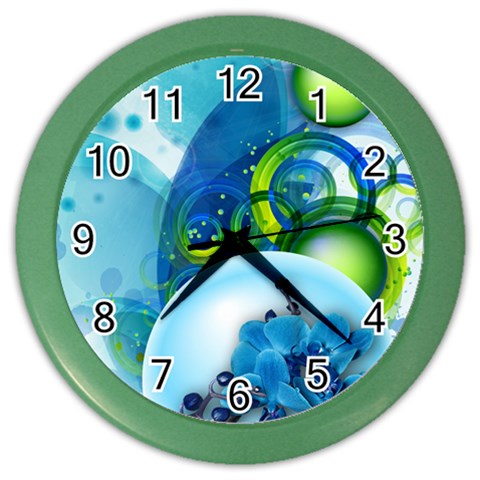 Design Art (design 25) Color Wall Clock from ArtsNow.com Front