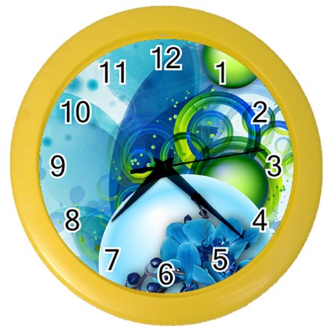 Design Art (design 25) Color Wall Clock from ArtsNow.com Front