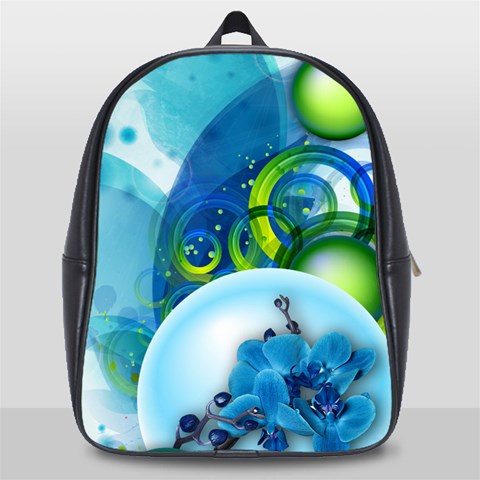 Design Art (design 25) School Bag (Large) from ArtsNow.com Front