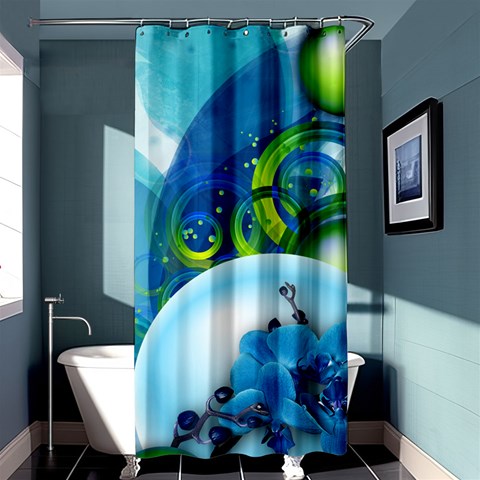 Design Art (design 25) Shower Curtain 36  x 72  (Stall) from ArtsNow.com Curtain(36 X72 ) - 33.26 x66.24  Curtain(36 X72 )