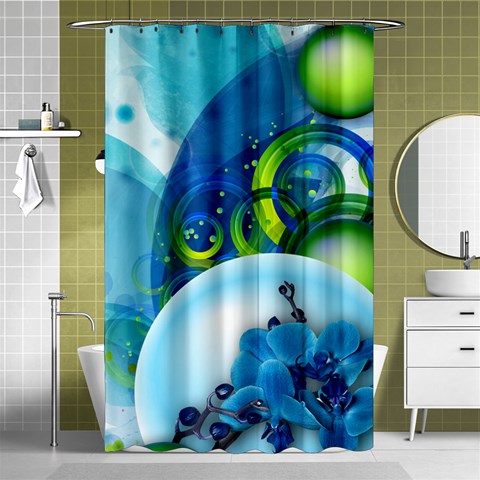 Design Art (design 25) Shower Curtain 48  x 72  (Small) from ArtsNow.com Curtain(48  X 72 ) - 42.18 x64.8  Curtain(48  X 72 )