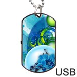 Design Art (design 25) Dog Tag USB Flash (Two Sides)