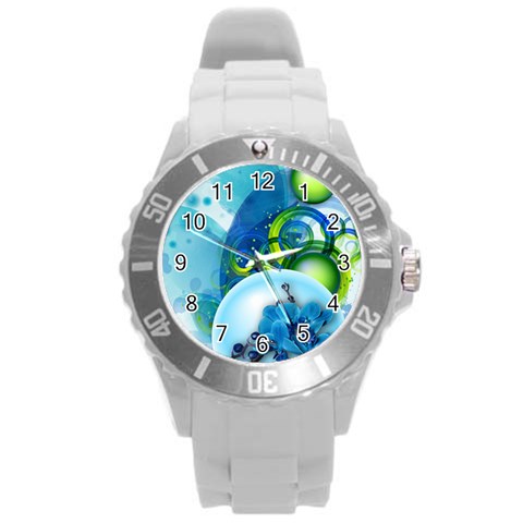 Design Art (design 25) Round Plastic Sport Watch (L) from ArtsNow.com Front