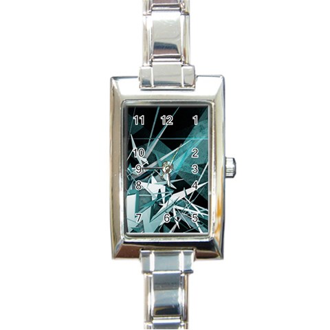 Design Art (design 23) Rectangle Italian Charm Watch from ArtsNow.com Front