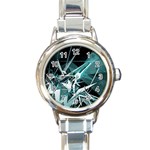 Design Art (design 23) Round Italian Charm Watch