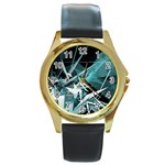 Design Art (design 23) Round Gold Metal Watch