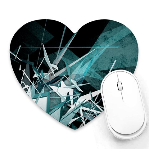 Design Art (design 23) Heart Mousepad from ArtsNow.com Front