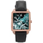 Design Art (design 23) Rose Gold Leather Watch 