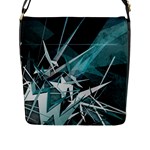 Design Art (design 23) Flap Closure Messenger Bag (L)