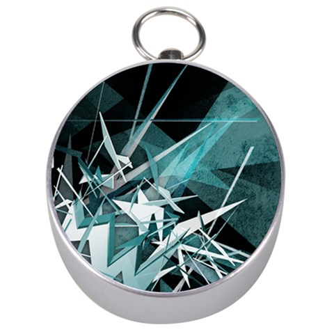 Design Art (design 23) Silver Compass from ArtsNow.com Front