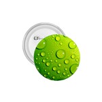 Green Water Drops 1.75  Button