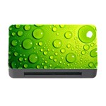 Green Water Drops Memory Card Reader with CF