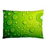 Green Water Drops Pillow Case (Two Sides)