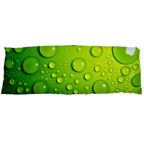 Green Water Drops Body Pillow Case Dakimakura (Two Sides) from ArtsNow.com Front