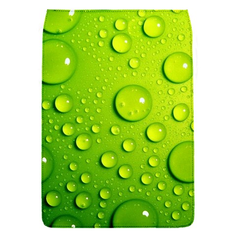 Green Water Drops Removable Flap Cover (S) from ArtsNow.com Front